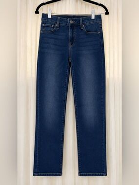 GAP Women's Straight Leg Jeans in Dark Blue Denim